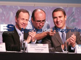 Rafael Moreno Valle y Jospé Luis Luege inauguran reunión nacional Conagua - ES imagen agencia de fotografía