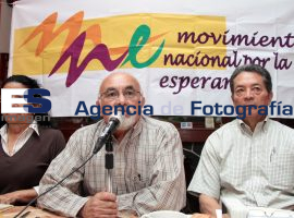 Rueda de Prensa Movimiento Nacional por la Esperanza - ES imagen agencia de fotografía