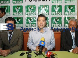 Rueda de prensa del dirigente del PVEM Juan Carlos Natale - ES imagen agencia de fotografía