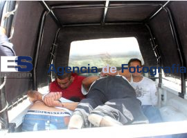 Cuatro detenidos, 4 profugos y un botín de 170 mil pesos, saldo de un asalto en Texmelucan - ES imagen agencia de fotografía