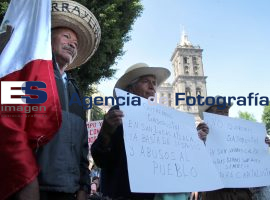 Vecinos de Cholula se manifestaron en contra de Gaseoducto - ES imagen agencia de fotografía
