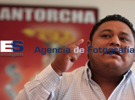 Rueda de Prensa Vendedores afiliados a Antorcha Campesina - ES imagen agencia de fotografía