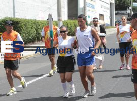 Antorcha de Juego Panamericanos recorreo Puebla - ES imagen agencia de fotografía