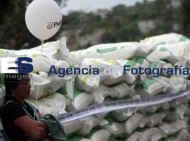 Eduardo Rivera Entregó Fertilizante a Campesinos - ES imagen agencia de fotografía