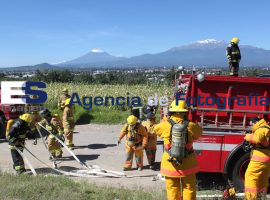 Simulacro Fuga en Oleoducto Texmelucan - ES imagen agencia de fotografía