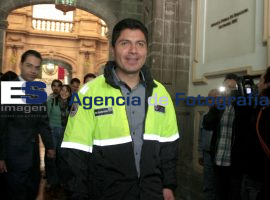 Simulacro de Sismo, Palacio Muncipal - ES imagen agencia de fotografía