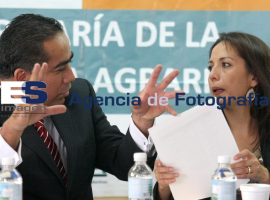 Rueda de Prensa Delegados de Reforma Agraria, Trabajo y Puentes E Infraestructura. - ES imagen agencia de fotografía