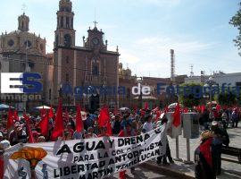 Marcha Antorcha Campesina en Texmalucan - ES imagen agencia de fotografía