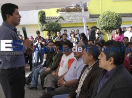 ERP devela placa de nomenclaturas en colonia la Rosa - ES imagen agencia de fotografía