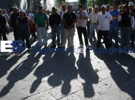 SME pide libertad de sus presos políticos en el zócalo capitalino - ES imagen agencia de fotografía