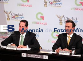 Marcelo Ebrard y Eruviel Ávila - ES imagen agencia de fotografía