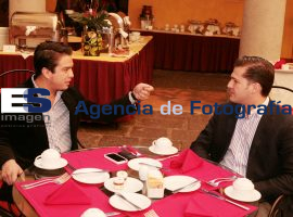 Se reunen dirigentes del Panal y Pvem - ES imagen agencia de fotografía