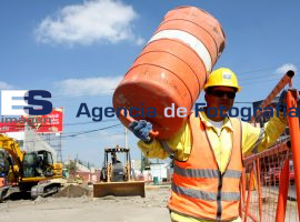 Construcción de viaducto en la 9 y 11 norte - ES imagen agencia de fotografía