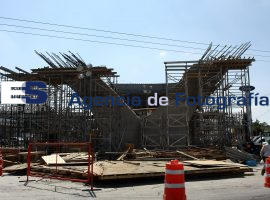 Avances en la construcción de viaducto Zaragoza - ES imagen agencia de fotografía