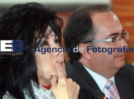 Rueda de Prensa Lucero Saldaña - ES imagen agencia de fotografía