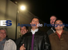 Eduardo Rivera supervisa luminarias del Centro Historico - ES imagen agencia de fotografía