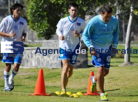 Entrena Puebla FC en deportivo la Noria - ES imagen agencia de fotografía