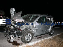 13 lesionados, 1 muerto y 7 autos involucrados en carambola - ES imagen agencia de fotografía