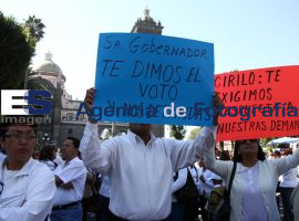 Manifestación Maestros - ES imagen agencia de fotografía