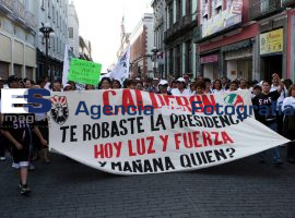 Marcha en apoyo al SME - ES imagen agencia de fotografía