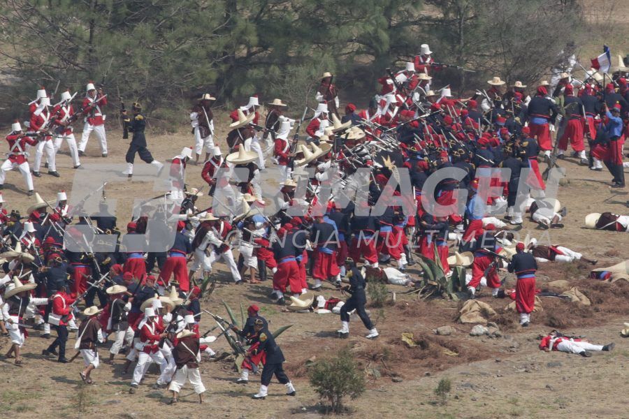 Representación de la batalla de Puebla de 1862 en XXV Zona Militar ...