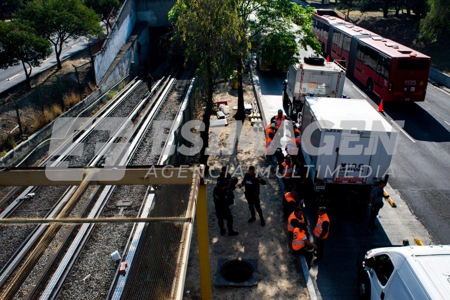 Choque de trenes metro Potrero Agencia de Fotografía Es Imagen