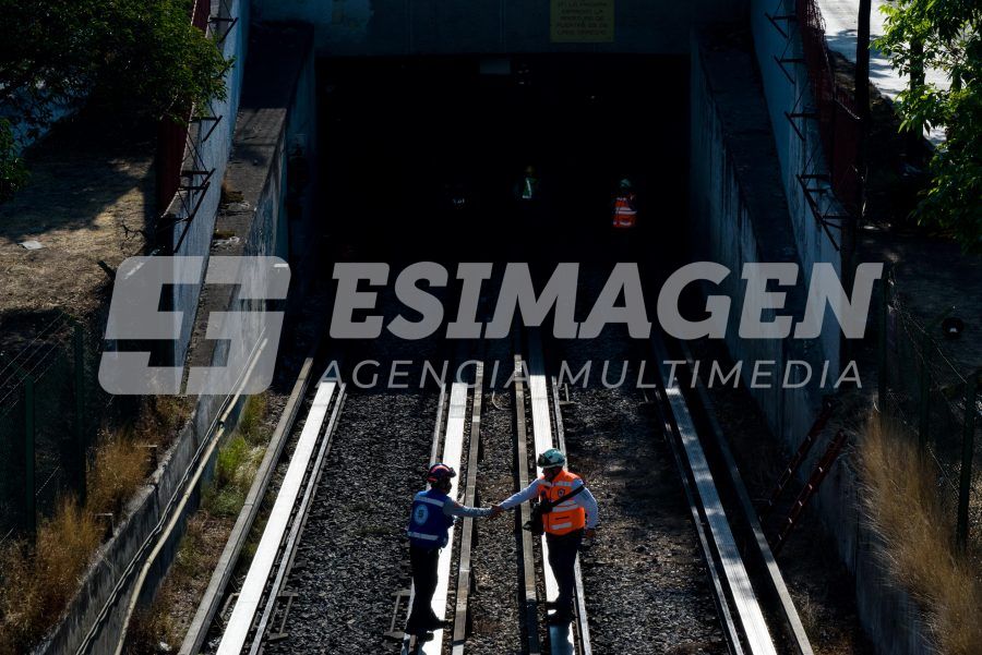 Choque de trenes metro Potrero Agencia de Fotografía Es Imagen