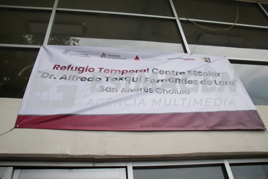 Refugio temporal Centro Escolar "Dr. Alfredo Toxqui Fernández de Lara