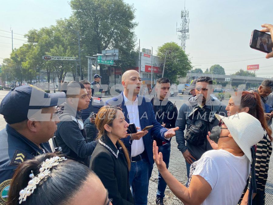Manifestación y cierre de avenida en la Calzada de La Viga Agencia de