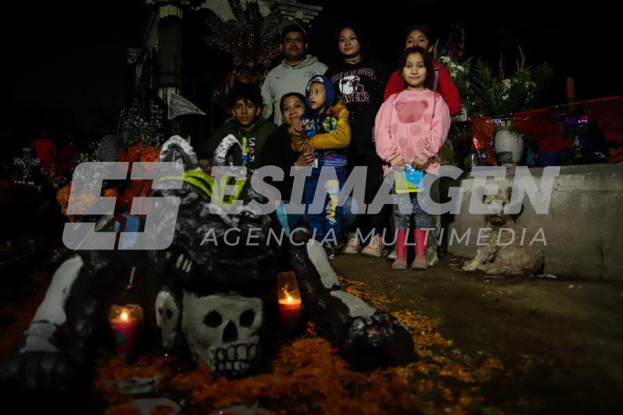 Día de muertos panteón San Antonio Tecómitl Agencia de Fotografía Es