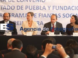 Frima convenio SGG y Fundación Telmex - ES imagen agencia de fotografía
