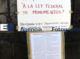 trabajos de remodelación y protesta Fuerte de Loreto - ES imagen agencia de fotografía