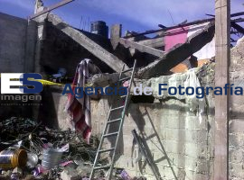 Explosión polvorin clandestino Xiutetelco - ES imagen agencia de fotografía