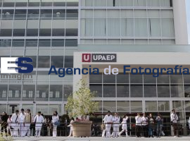 Se manifiestan alumnos UPAEP - ES imagen agencia de fotografía