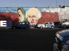Tapan murales de bulevar 5 de mayo - ES imagen agencia de fotografía