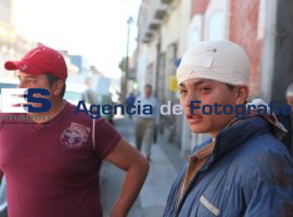 Trifulca en tianguis de San Martín - ES imagen agencia de fotografía