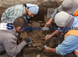 Encuentran entierro prehispánico en San Andrés Cholula - ES imagen agencia de fotografía