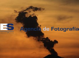 Atardecer en el Volcán Popocatepetl - ES imagen agencia de fotografía