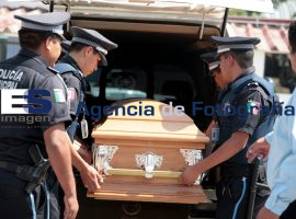 Homenaje a elemento de la policia municipal muerto - ES imagen agencia de fotografía