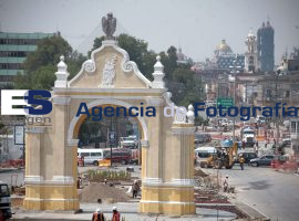 Construcción paso a desnivel blvrd e de Mayo - ES imagen agencia de fotografía