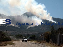 Incendio forestal Libres, Puebla - ES imagen agencia de fotografía