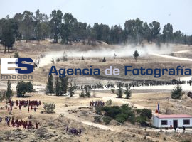 Realiza ejercito práctica de la Batalla 5 de Mayo - ES imagen agencia de fotografía