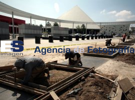 Reparación Plaza de las Américas - ES imagen agencia de fotografía