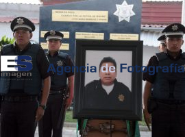 Homenaje Oscar Ortiz Oliviera policía municipal - ES imagen agencia de fotografía