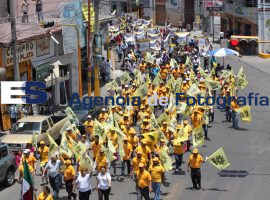 Elim Garzón inicia cierre de campaña en Texmelucan - ES imagen agencia de fotografía