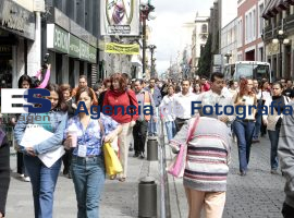 Simulacro en el centro capitalino - ES imagen agencia de fotografía