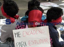 Protestan por lugares - ES imagen agencia de fotografía