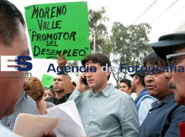 Acude José Juan Espinoza a manifestación mototaxis frente ST - ES imagen agencia de fotografía