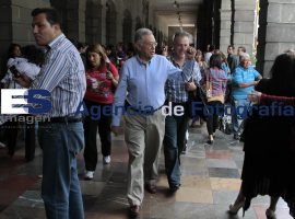 Manuel Bartlett y la visita de AMLO - ES imagen agencia de fotografía