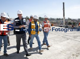 Antonio Gali Fayad supervisión viaducto Santa Anna - ES imagen agencia de fotografía